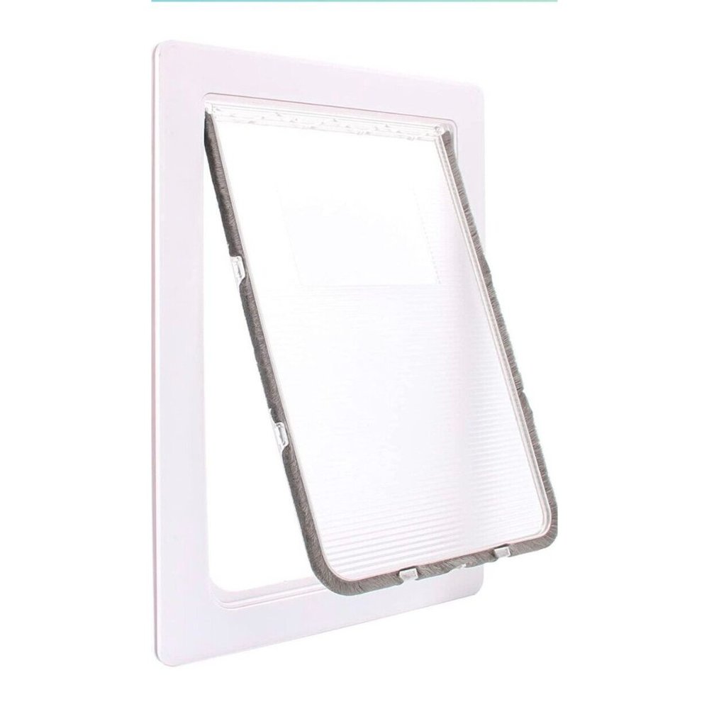 Pet Dog Door for Sliding Screens Dog Door for Screen with Automatic Magnetic Clo